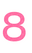 Set Broeknummers Strijkletters Ari Glitter Neon Pink Glitter 448 - afb. 2