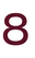 Set Broeknummers Strijkletters Ari Glitter Burgundy  Glitter 422 - afb. 2