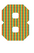 Set Broeknummers Strijkletters Fresh Rainbow Regenboog Folie - afb. 2