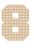 Set Broeknummers Strijkletters Fresh Design Leger Beige - afb. 2