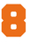 Set Broeknummers Strijkletters Fresh Polyester Ondergrond Oranje - afb. 2