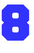 Set Broeknummers Strijkletters Fresh Flex Pacific Blauw - afb. 2