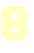 Set Broeknummers Strijkletters Fresh Flex Pastel Geel - afb. 2
