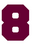 Set Broeknummers Strijkletters Fresh Flex Burgundy - afb. 2