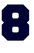 Set Broeknummers Strijkletters Fresh Flock Navy Blauw - afb. 2