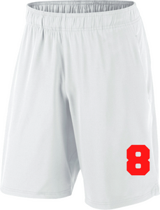 Set Broeknummers Strijkletters Fresh Flock Neon Rood - afb. 1