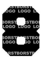 Set Broeknummers Strijkletters Fresh Flex BORSTLOGO - afb. 2