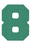 Set Broeknummers Strijkletters Fresh Glitter Emerald Glitter 427 - afb. 2