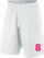 Set Broeknummers Strijkletters Impact Polyester Ondergrond Neon Roze - afb. 1