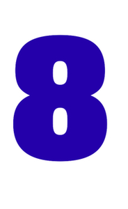 Set Broeknummers Strijkletters Impact Flex Royal Blauw - afb. 2