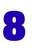 Set Broeknummers Strijkletters Impact Flex Royal Blauw - afb. 2