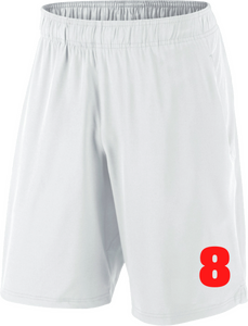 Set Broeknummers Strijkletters Impact Flock Neon Rood - afb. 1