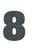 Set Broeknummers Strijkletters Impact Glitter Grey Glitter 459 - afb. 2