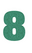 Set Broeknummers Strijkletters Impact Glitter Emerald Glitter 427 - afb. 2
