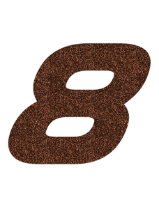 Set Broeknummers Strijkletters Pep Glitter Brons Glitter 452 - afb. 2