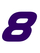 Set Broeknummers Strijkletters Pep Flex Aubergine - afb. 2