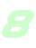 Set Broeknummers Strijkletters Pep Flex Mint Groen - afb. 2