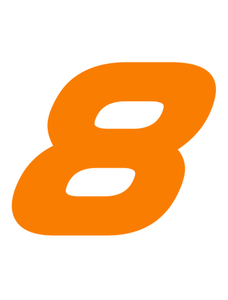 Set Broeknummers Strijkletters Pep Glow in the Dark Oranje - afb. 2