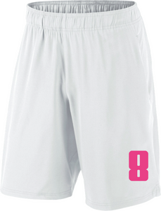 Set Broeknummers Strijkletters Pum Polyester Ondergrond Neon Roze - afb. 1