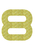 Set Broeknummers Strijkletters Quant Glitter Coronado Gold - afb. 2