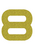 Set Broeknummers Strijkletters Quant Glitter Gold Glitter 451 - afb. 2