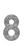 Set Rugnummers Strijkletters Alba Glitter Silver 450 - afb. 2