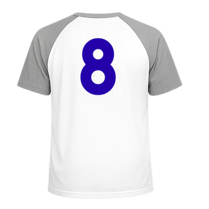 Set Rugnummers Strijkletters Alba Flex Royal Blauw - afb. 1