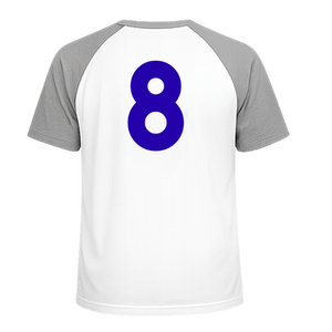 Set Rugnummers Strijkletters Alba Flex Royal Blauw - afb. 1