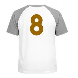 Set Rugnummers Strijkletters Alba Flex Antique Goud - afb. 1