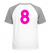 Set Rugnummers Strijkletters Alba Flock Neon Roze - afb. 1