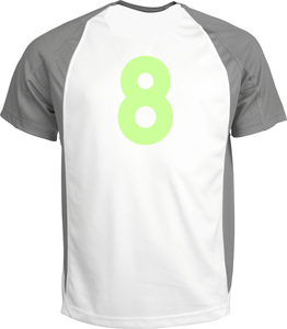 Set Rugnummers Strijkletters Alba Glow in the Dark - afb. 1