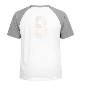 Set Rugnummers Strijkletters Alba Glitter White Glitter 444 - afb. 1