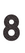 Set Rugnummers Strijkletters Alba Glitter Black Glitter 458 - afb. 2