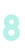 Set Rugnummers Strijkletters Alba Glitter Neon Bleu Glitter 480 - afb. 2