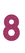 Set Rugnummers Strijkletters Alba Glitter Pink Glitter 457 - afb. 2