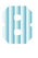 Set Rugnummers Strijkletters Fresh Mirror Blauw - afb. 2