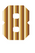 Set Rugnummers Strijkletters Fresh Mirror Goud - afb. 2