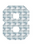 Set Rugnummers Strijkletters Fresh Design Metaalpop - afb. 2