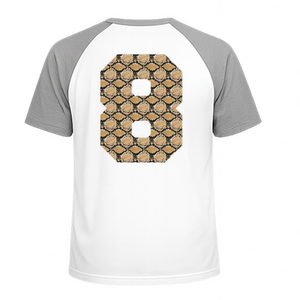 Set Rugnummers Strijkletters Fresh Design Slang - afb. 1