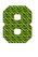 Set Rugnummers Strijkletters Fresh Design Zebra Groen - afb. 2