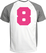 Set Rugnummers Strijkletters Fresh Polyester Ondergrond Neon Roze - afb. 1