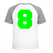 Set Rugnummers Strijkletters Fresh Flex Neon Groen - afb. 1