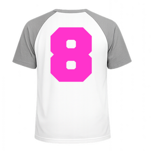 Set Rugnummers Strijkletters Fresh Flex Magenta - afb. 1