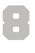 Set Rugnummers Strijkletters Fresh Flex Heather Grijs - afb. 2