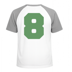 Set Rugnummers Strijkletters Fresh Flock Groen - afb. 1