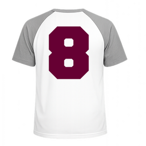 Set Rugnummers Strijkletters Fresh Flex Burgundy - afb. 1