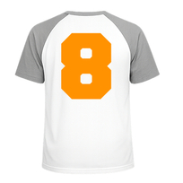 Set Rugnummers Strijkletters Fresh Flex Neon Oranje