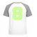 Set Rugnummers Strijkletters Fresh Glow in the Dark - afb. 1