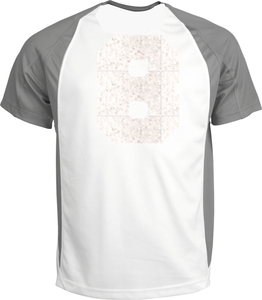 Set Rugnummers Strijkletters Fresh Glitter White Glitter 444 - afb. 1