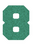 Set Rugnummers Strijkletters Fresh Glitter Emerald Glitter 427 - afb. 2